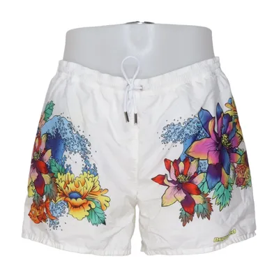 Zwemshort (Wit, Meerkleurig) van Dsquared2 Polyamide, Polyurethaan