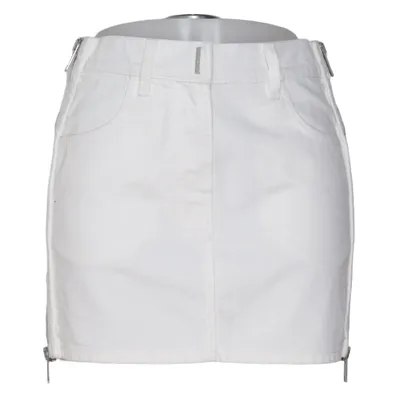 Jupe en jean (Blanc) de Givenchy Coton