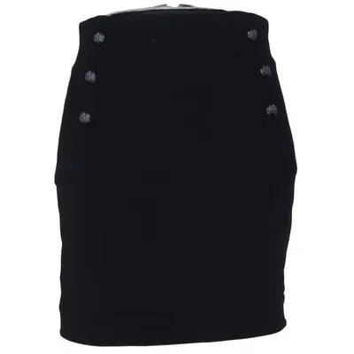 Skirt (Black) from Pierre Balmain Polyamide, Polyester, Silk, Viscose