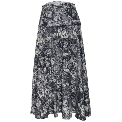 Maxi skirt (Black, White) from Kenzo Cotton