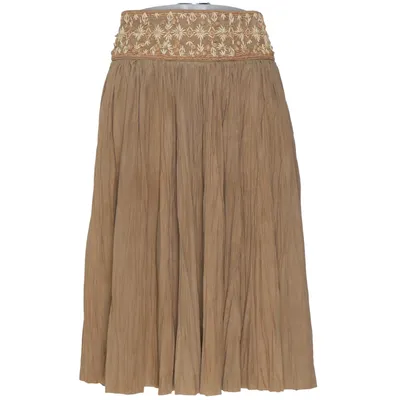 Läderkjol (Beige) från Alexander McQueen Skinn