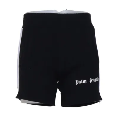 Short de jogging (Noir, Blanc) de Palm Angels Coton, Polyester