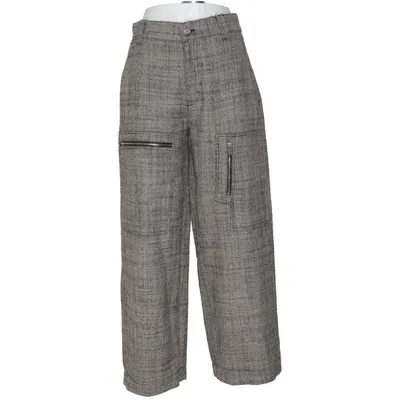 Palazzohose (Schwarz, Beige) von Stella McCartney Wolle