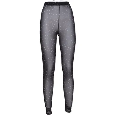 Byxor (Svart, Vit) från Free/Quent Elastan, Polyester