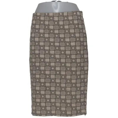 Skirt (Beige, Brown) from Maria Maruschka Elastane, Viscose