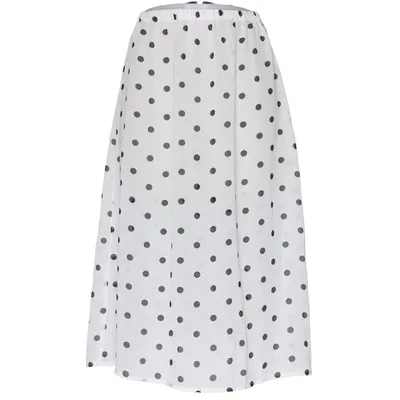 Rock (Weiß, Grau) von Courez Polyester