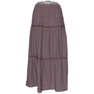 Maxi nederdel (Brun, Blå, Hvid) fra Pacific Republic Bomuld, Polyester