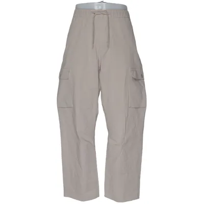 Pantalon cargo (Beige) de Bershka Coton, Élasthane
