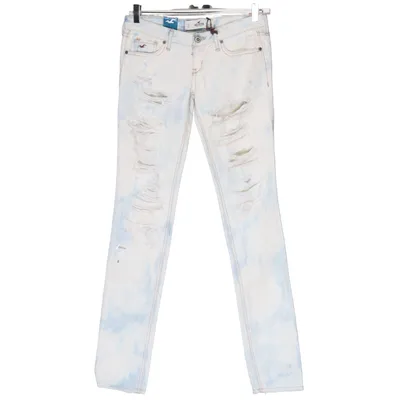 Jeans (Blå, Vit) från Hollister Bomull