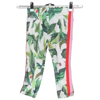 Broek (Groen, Wit, Meerkleurig) van Michelle Morin x H&M Polyester