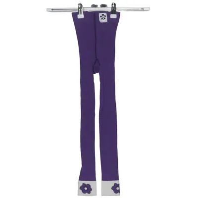 Legging (Violet, Blanc) de Mini Rodini Coton, Élasthane, Polyamide