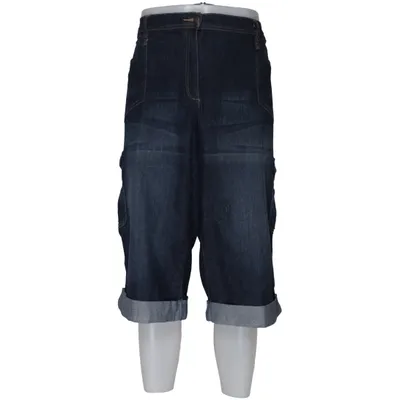 Cargo shorts (Blauw) van BPC Bonprix Collection Katoen, Elastaan, Polyester