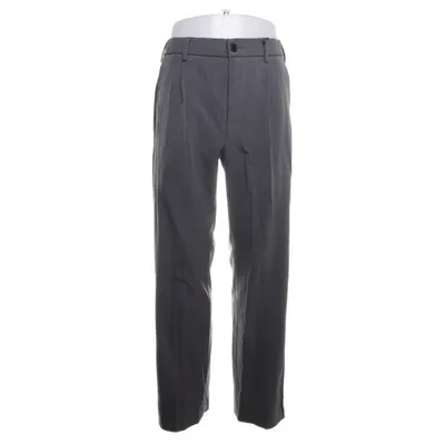 Suit pants (Gray) from Uniqlo Polyester, Viscose, Cotton, Elastane