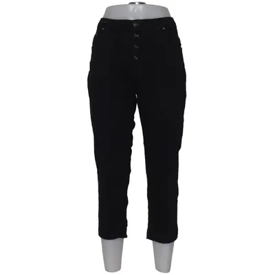 Driekwart broek (Zwart) van Place du Jour Katoen, Elastaan