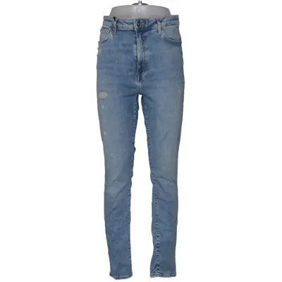 Spijkerbroek (Blauw) van Never Denim Katoen, Elastaan, Polyester