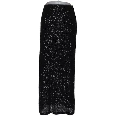 Långkjol (Svart) från Gina Tricot Elastan, Polyester