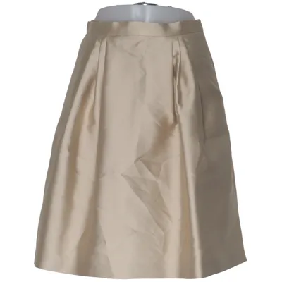 Nederdel (Beige) fra MaxMara Studio Acetat, Polyester, Silke