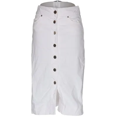Jeanskjol (11767 Phoenix Denim Skirt Cream) från Notes du Nord Bomull, Elastan