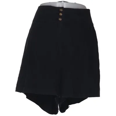 Shorts (Black) from Lane Bryant Elastane, Linen, Viscose