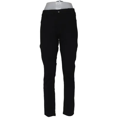 Pantalon (Noir) de Miss Anna Coton, Élasthane, Polyester