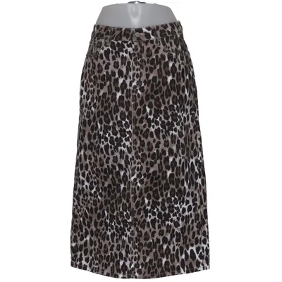 Rok (Bruin, Zwart, Beige) van Isolde Katoen, Elastaan