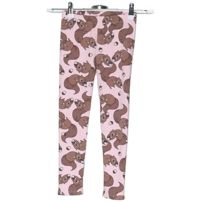 Legging (Rose, Marron) de KappAhl Coton, Élasthane, Polyester