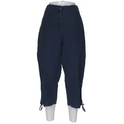 Trekvartsbyxor (Blå) från Leisure Wear Linne, Lyocell