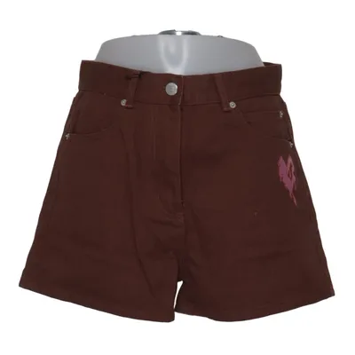 Denim shorts (Bruin) van Obey Katoen