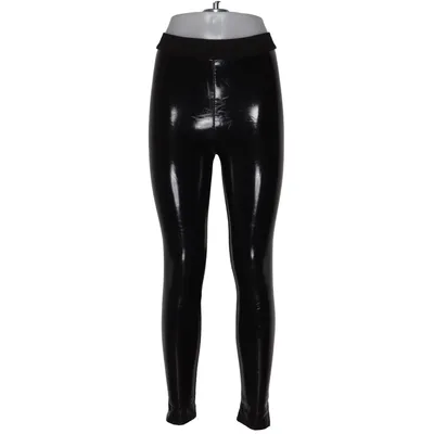 Pantalon en vinyle (Noir) de Yu & Me Élasthane, Polyuréthane, Viscose