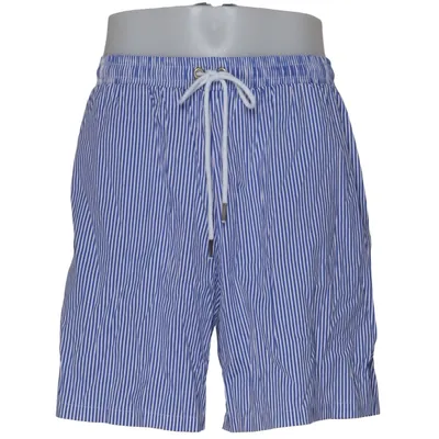 Badshorts (Blå, Vit) från Nikolaj Storm Bomull, Nylon, Polyuretan