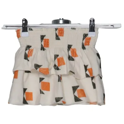 Skirt (Beige, Multicolored) from The Animals Observatory Cotton, Polyester