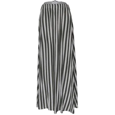 Maxi rok (Groen, Wit) van Melitea Elastaan, Viscose