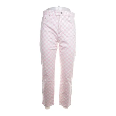 Jeans (Rosa, Vit) från Stradivarius Bomull, Elastan