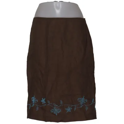 Nederdel (Brun) fra Ann Taylor Loft Linned