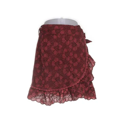 Wrap skirt (Red) from Fabienne Chapot Viscose, Cotton