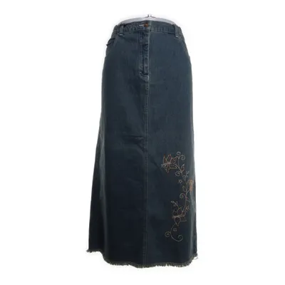 Denim skirt (Green) from Myself Cotton, Polyester, Elastane