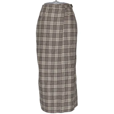 Nederdel (Beige, Brun) fra SAND Basic Polyester, Uld
