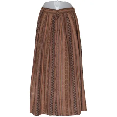 Maxirock (Braun, Beige) von Lene Sand Polyester, Wolle