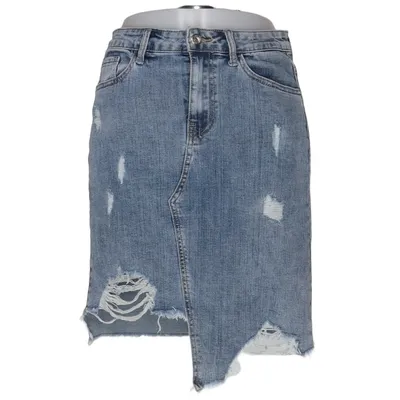 Spijkerrok (Blauw) van Redial Katoen, Elastaan, Polyester, Viscose