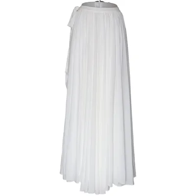 Maxi skirt (White) from Michael Costello x Revolve Polyester