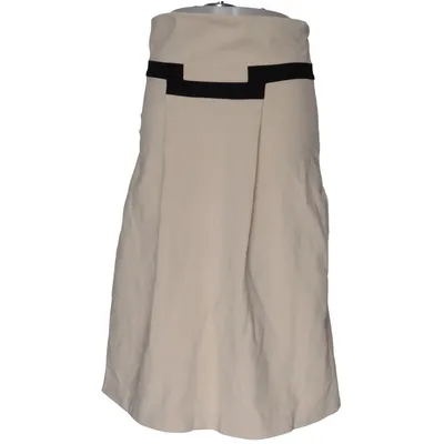 Nederdel (Beige, Sort) fra Diane von Furstenberg Bomuld, Elastan, Polyamid
