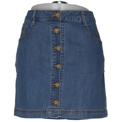 Jeanskjol (Blå) från Amisu Jeans Bomull, Elastan