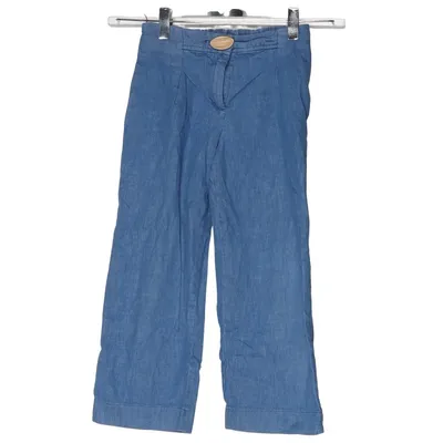 Palazzo broek (Blauw) van Zara Kids Katoen, Elastaan, Linnen
