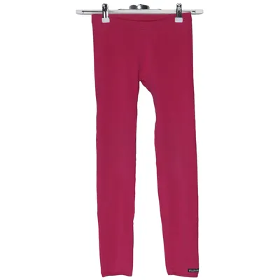 Leggings (Pink) from Villervalla Elastane, Organic cotton