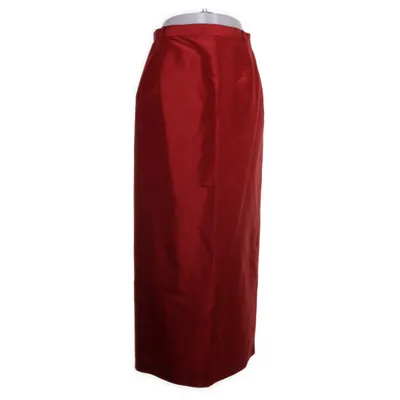 Maxi rok (Rood) van Christian Berg Zijde, Acetaat