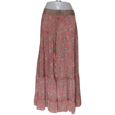 Maxi rok (Rood, Meerkleurig) van Black Colour Polyester