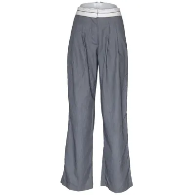 Palazzobyxor (Grå, Vit) från Frakment Bomull, Polyester, Viskos