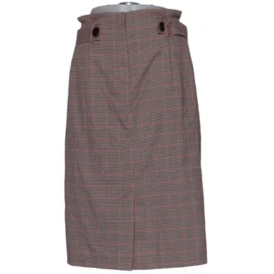 Rock (Braun, Rot) von Closet London Elasthan, Polyester, Viskose