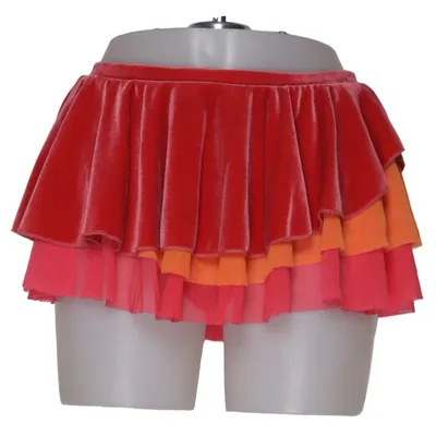 Skirt (Red, Orange, Pink, Multicolored) from Mondor Elastane, Polyamide, Polyester