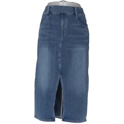 Jupe en jean (Bleu) de Halara Coton, Élasthane, Polyester